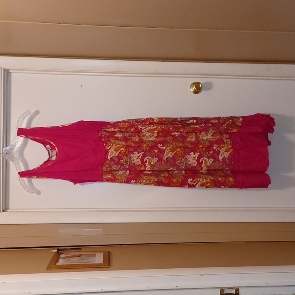 NWT - Westside Design Tie-back Sleeveless Midi Dress In Navy Night - Size 2X